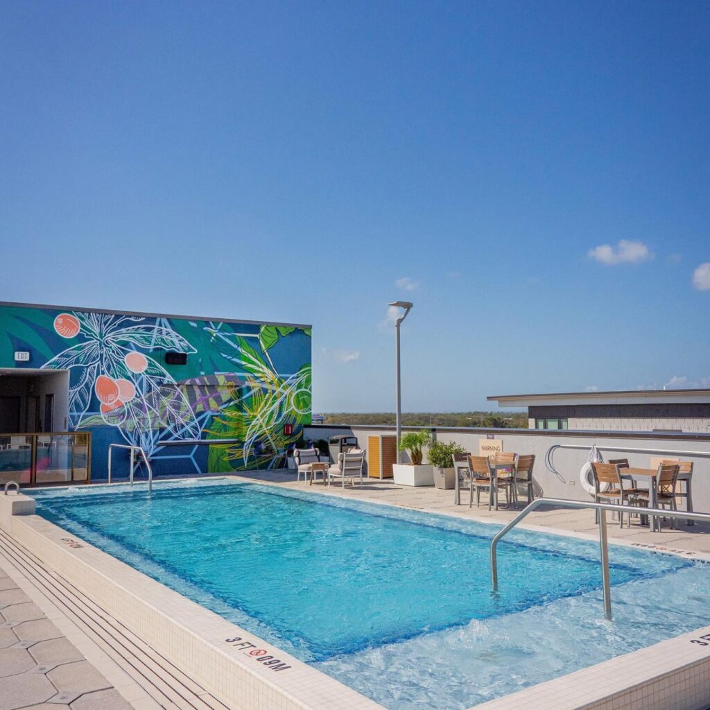 Aloft Hotel at Midtown Tampa—perfect for a girls weekend getaway